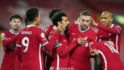  萨拉赫传射建功，利物浦横扫纽卡斯尔联