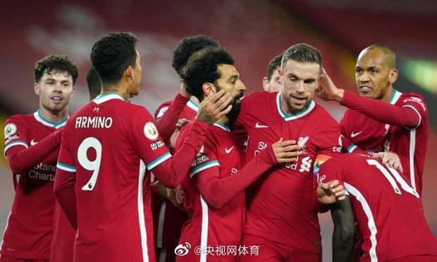  萨拉赫传射建功，利物浦横扫纽卡斯尔联